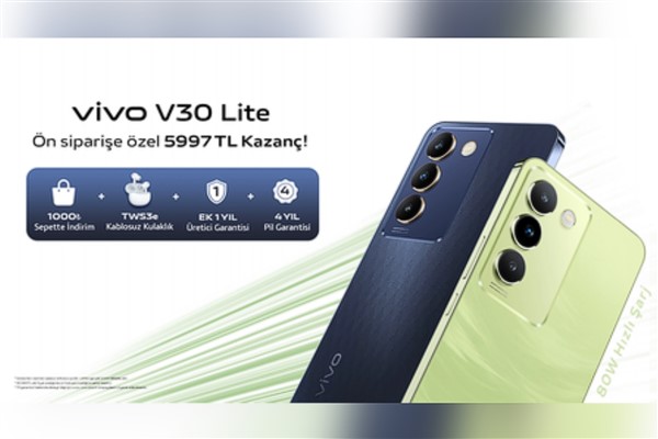 vivo V30 Lite, Türkiye’de ön satışa sunuluyor