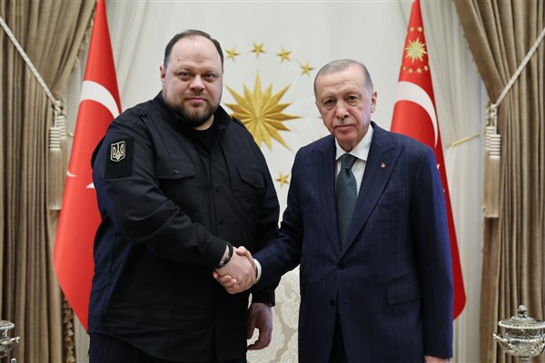 Cumhurbaşkanı Erdoğan, Ukrayna Parlamento Başkanı Stefançuk’u kabul etti